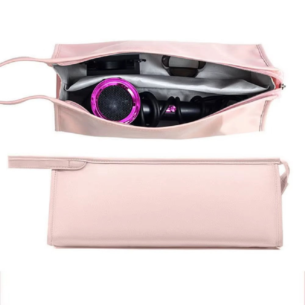 Portable Heat-Resistant Hair Tool Storage Bag – Travel Case for Hair Dryer, Curling Iron & Styling Accessories